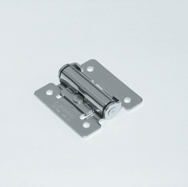 A stainless steel butt hinge by Sugatsune America.