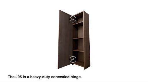 See how to install concealed hinges from the J95 Series quickly and conveniently.